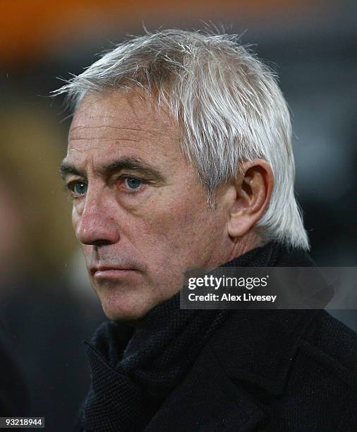 Bert Van Marwijk the coach of Netherlands looks on prior to the during the International Friendly match between Netherlands and Paraguay at the Abe...