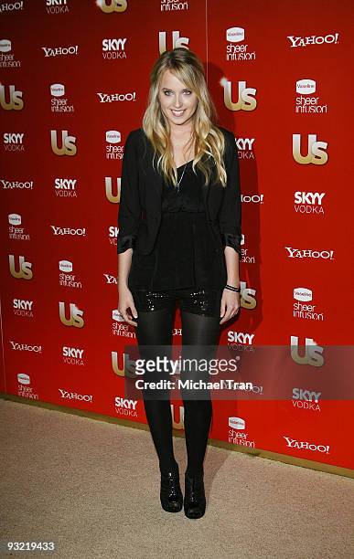 Actress Megan Park arrives to the US Weekly "Stars of the Year" party held at Voyeur on November 18, 2009 in West Hollywood, California.