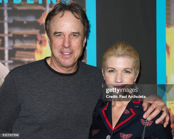 Actor Kevin Nealon and Susan Yeagley attend the screening of HBO's "The Zen Diaries Of Garry Shandling" at Avalon on March 14, 2018 in Hollywood,...