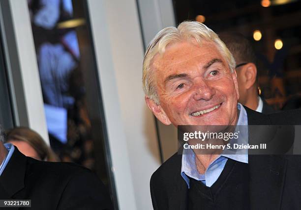 American Eagle Outfitters CEO Jim O'Donnell attends a ribbon cutting and store opening ceremony at American Eagle Outfitters, Times Square on...