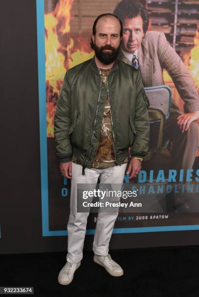 Brett Gelman attends Screening Of HBO's "The Zen Diaries Of Garry Shandling" - Arrivals at Avalon on March 14, 2018 in Hollywood, California.