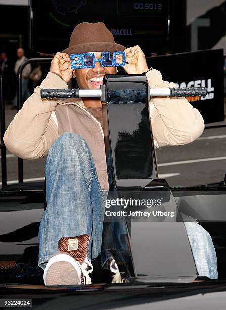 Actor Larenz Tate attends the 2009 Duracell Power Rovers unveiling in Times Square on November 19, 2009 in New York City.