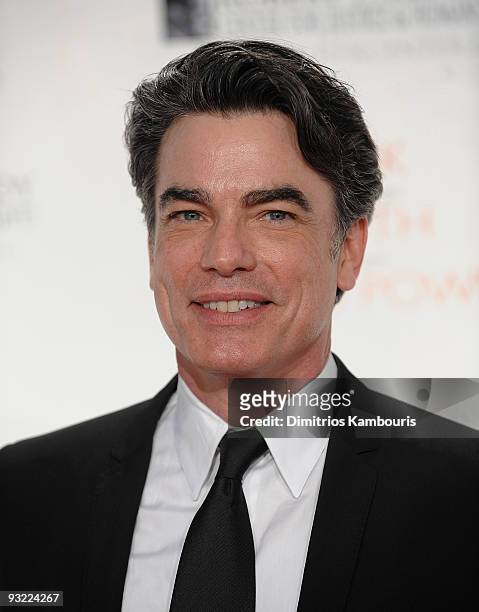 Peter Gallagher attends the 2009 Robert F. Kennedy Center Ripple of Hope Awards dinner at Pier Sixty at Chelsea Piers on November 18, 2009 in New...