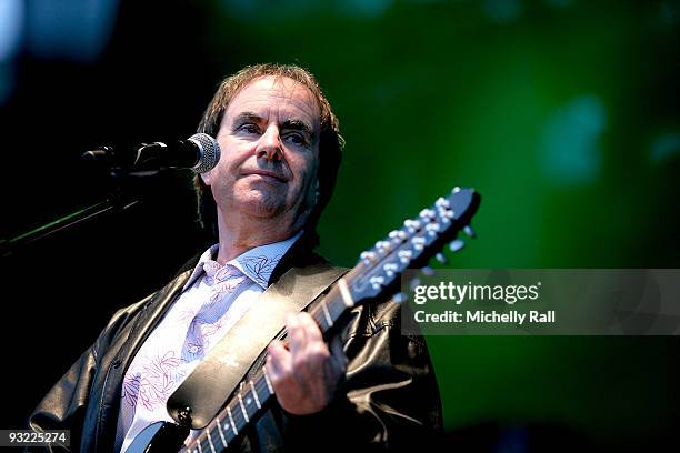 Chris De Burgh performs live at Kirstenbosch Gardens on November 19, 2009 in Cape Town, South Africa.