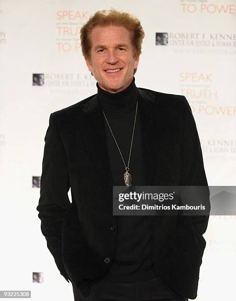 Matthew Modine attends the 2009 Robert F. Kennedy Center Ripple of Hope Awards dinner at Pier Sixty at Chelsea Piers on November 18, 2009 in New York...