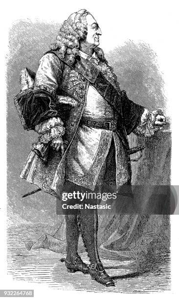 king george ii - george ii of great britain stock illustrations