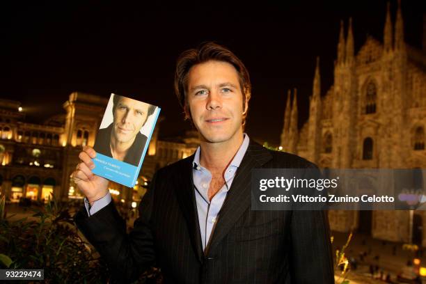 Emanuele Filiberto of Savoia attends the launch of his book 'C'era una volta un principe' on November 19, 2009 in Milan, Italy.