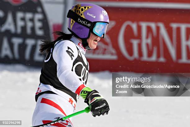 Anna Veith of Austria competes during the Audi FIS Alpine Ski World Cup Finals Men's and Women's Super G on March 15, 2018 in Are, Sweden.
