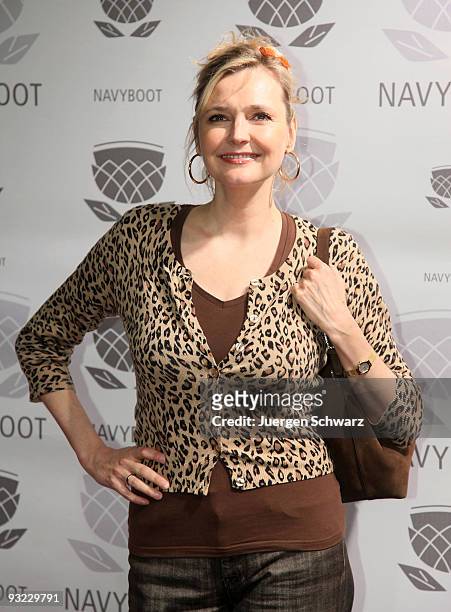 Katharina Schubert attends the 'Navyboot' flagship store opening at boulevard Koenigsalle on November 19, 2009 in Duesseldorf, Germany.