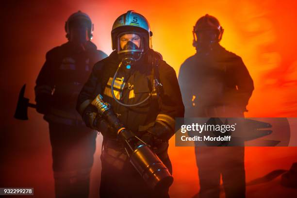firefighters work - rescue worker stock pictures, royalty-free photos & images