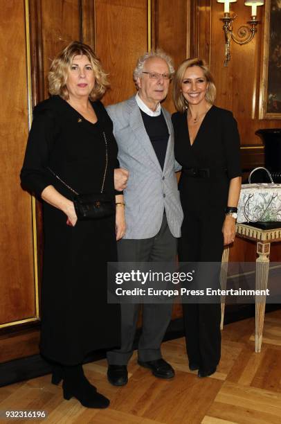 Javier Sadaba and Marta Robles attend XXX International Loewe Poetry Awards on March 14, 2018 in Madrid, Spain.