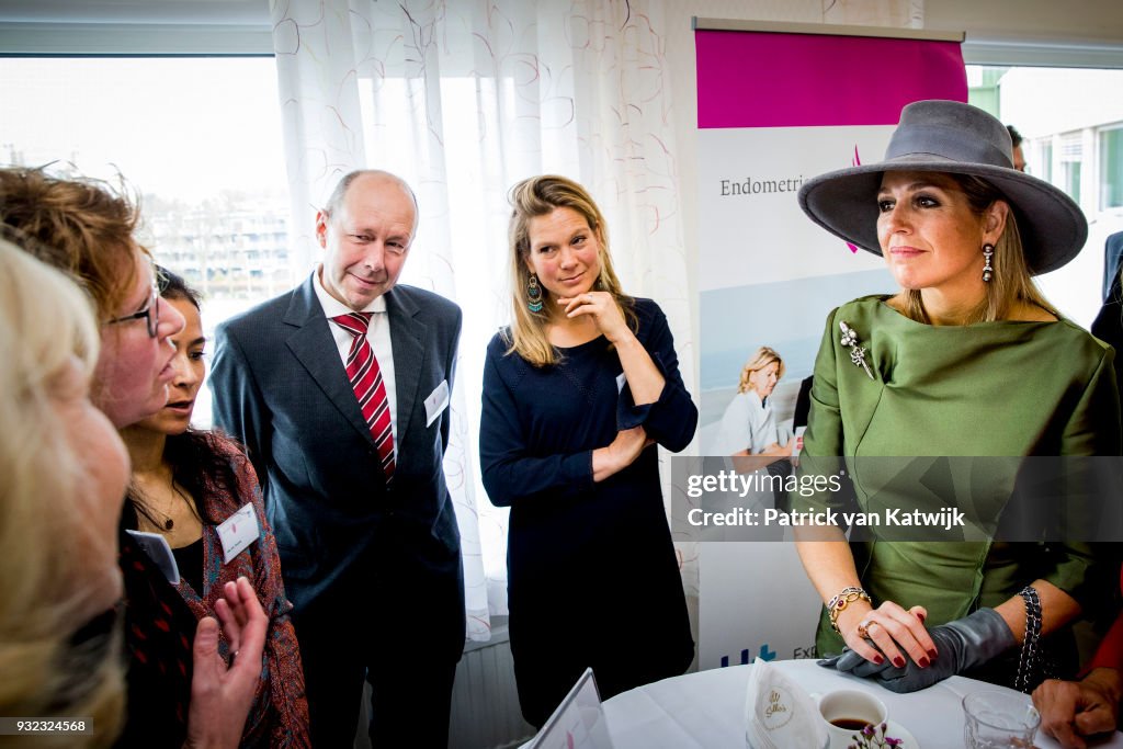 Queen maxima Opens Endometriose Center In Bronovo Hospital In The Hague