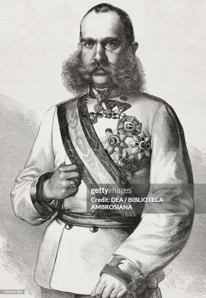 Portrait of Franz Joseph, emperor of Austria