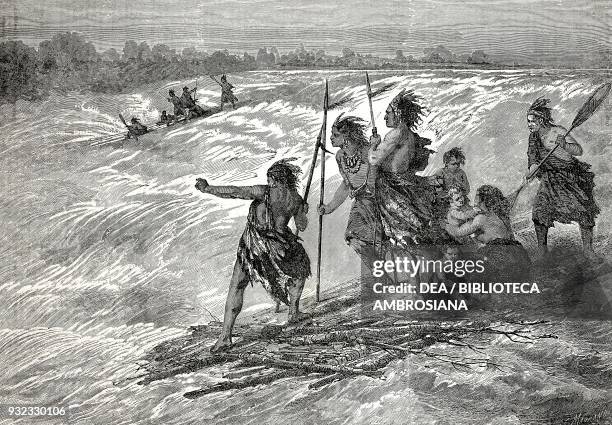 Indians Raft 279 American Indian (Magazine) Stock Photos, High-Res Pictures, and ...