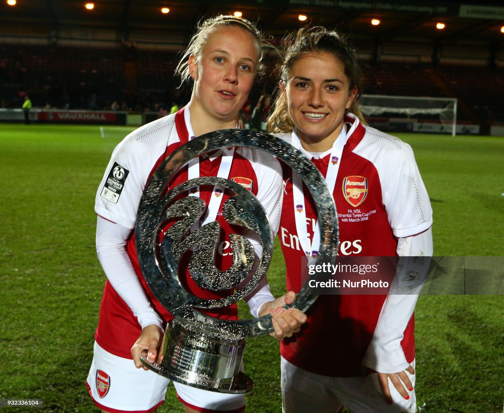 Arsenal Women v Manchester City Ladies: WSL Continental Cup Final