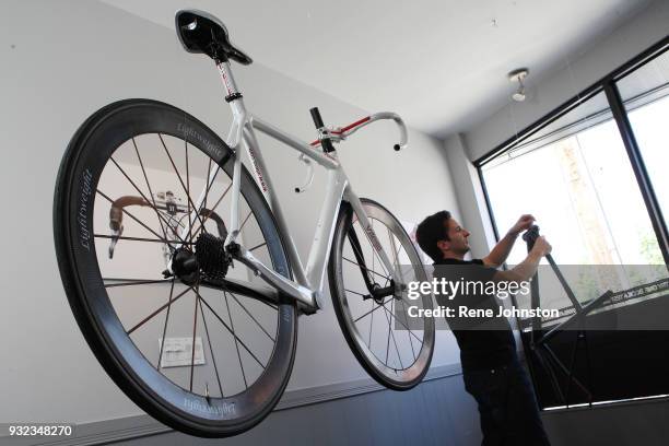 Rene Johnston/Toronto Star June 18, 2010. Need main cover photo and turn photos. Jullien Papon,founder of Vitess bicycles. Rather than trying to fit...