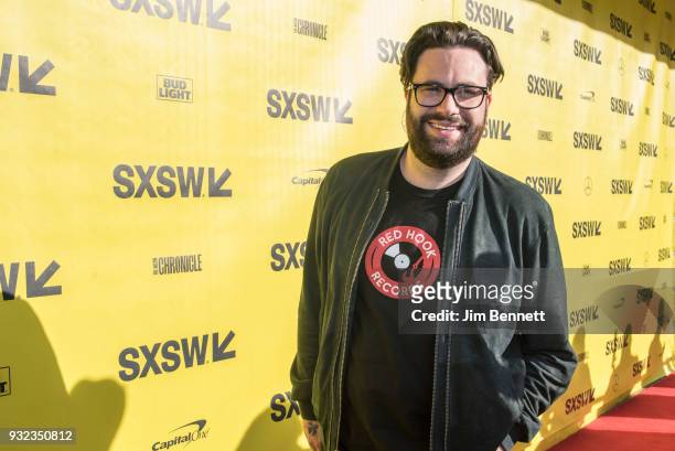 Director and co-writer Brett Haley walks the red carpet at the SXSW Film premiere of "Hearts Beat Loud" on March 14, 2018 in Austin, Texas.