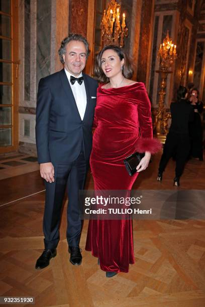 18th gala de la Charte de Paris against cancer organized by Professor David Khayat at the Chateau de Versailles on February 5, 2018 . Luc Chatel and...