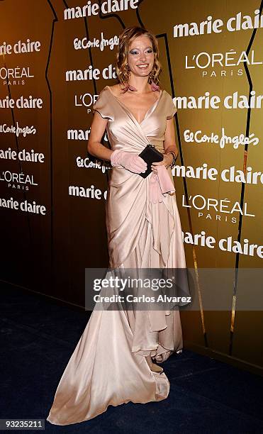 Susana Griso attends the 2009 Marie Claire Prix de la Moda awards at the French Embassy on November 19, 2009 in Madrid, Spain.
