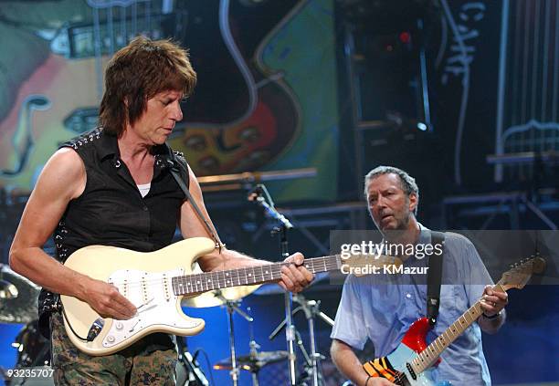 Jeff Beck and Eric Clapton