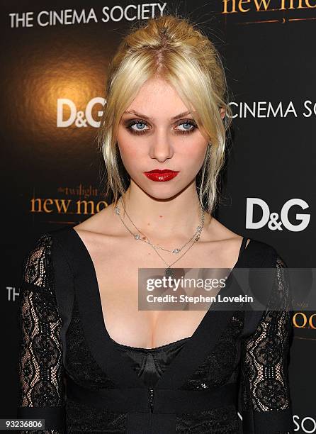 Actor Taylor Mumson attends THE CINEMA SOCIETY and D&G screening of THE TWILIGHT SAGA: NEW MOON at Landmark's Sunshine Cinema on November 19, 2009 in...