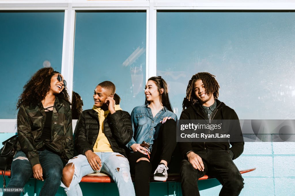 Group of Generation Z Young Adults