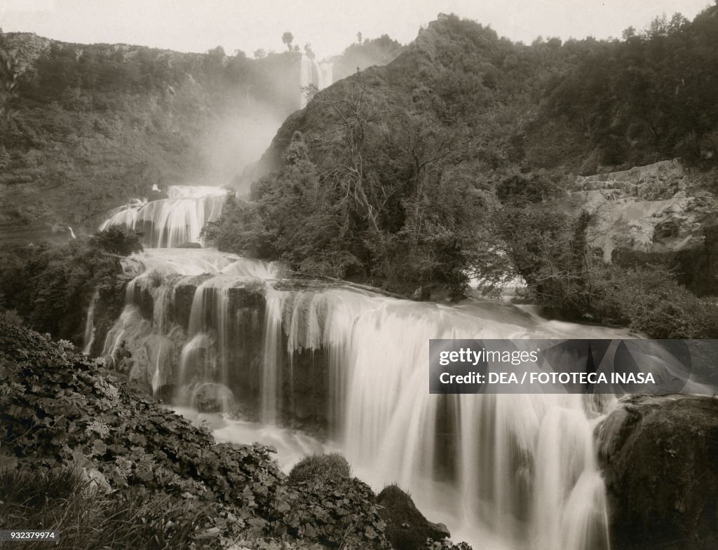The last cataract on Velino river, Terni, Umbria