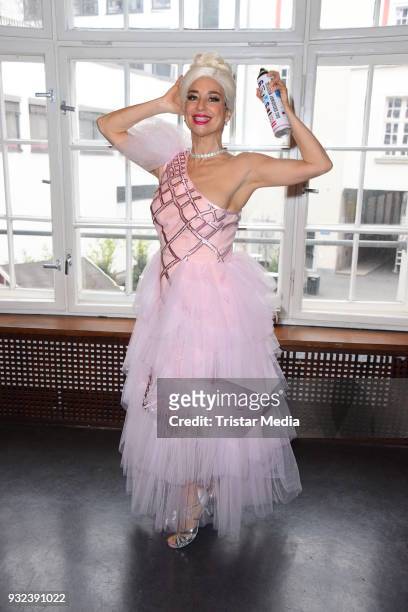 Isabel Varell during the 'Hairspray' Photo Call on March 15, 2018 in Berlin, Germany.