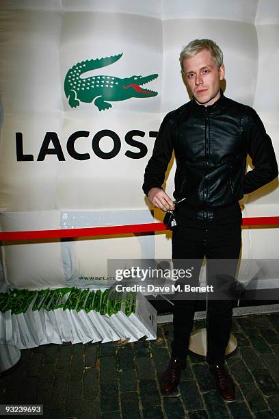 Ben Hudson attends the Lacoste Pop-Up Shop launch party, on November 19, 2009 in London, England.