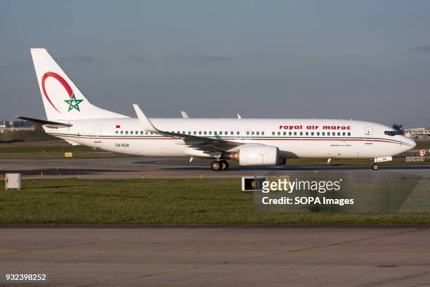 Royal Air Maroc - RAM Boeing 737-800 just arrived at Paris Orly airport.