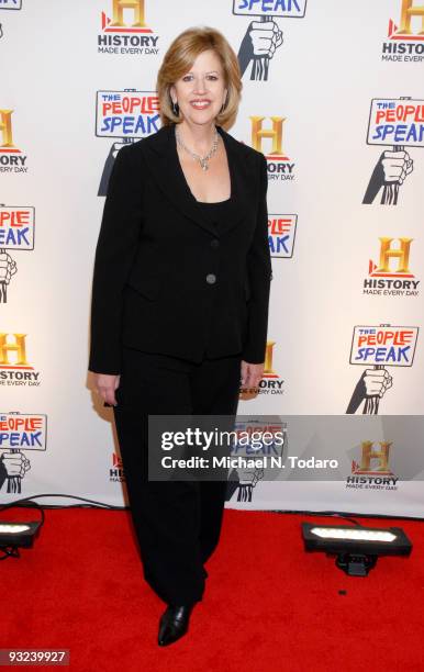 Abbe Raven attends a screening of ''The People Speak'' at Frederick P. Rose Hall, Jazz at Lincoln Center on November 19, 2009 in New York City.