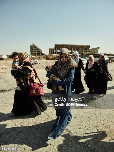 Civilians flee fighting in the Old City of Mosul. The city of Mosul in northern Iraq has been under Islamic State militants control for 3 years since...