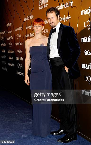 Model Bimba Bose and Olfo Bose arrive at the "2009 Marie Claire Prix de la Mode" ceremony, held at the French Ambassador«s residence on November 19,...