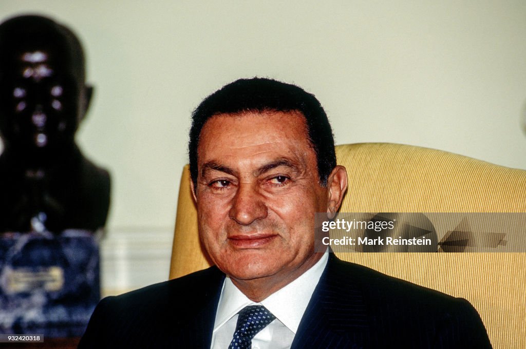 President Mubarak At The White House