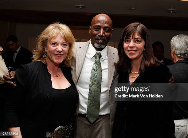 Director Hannah Rothschild, Thelonious Monk Jr., Senior Vice President HBO Documentary of Nancy Abraham attend the HBO Documentary Screening Of "Jazz...