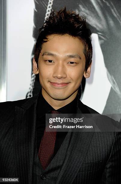 Actor Rain Raizo arrives for the Ninja Assassin Los Angeles News Photo  - Getty Images