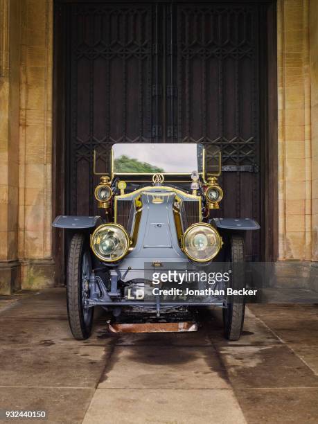 Renault acquired by the ninth earl is photographed for Vanity Fair Magazine on June 25, 2016 at Belvoir Castle in Leicestershire, England. PUBLISHED...