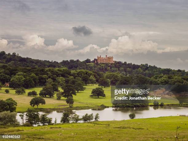The Belvoir castle"u2019s grounds, designed by Capability Brown, are photographed for Vanity Fair Magazine on June 25, 2016 in Leicestershire,...