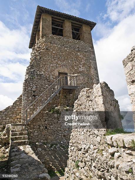 castel kruje - krujë fotografías e imágenes de stock