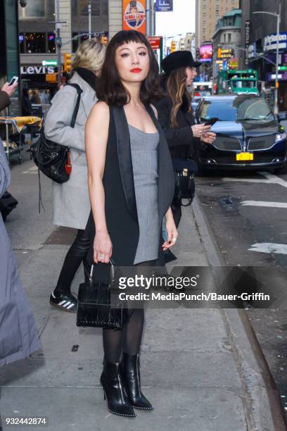 Constance Wu is seen on March 15, 2018 in New York City.