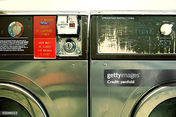 wash and dry - vintage washing machine stock pictures, royalty-free photos & images
