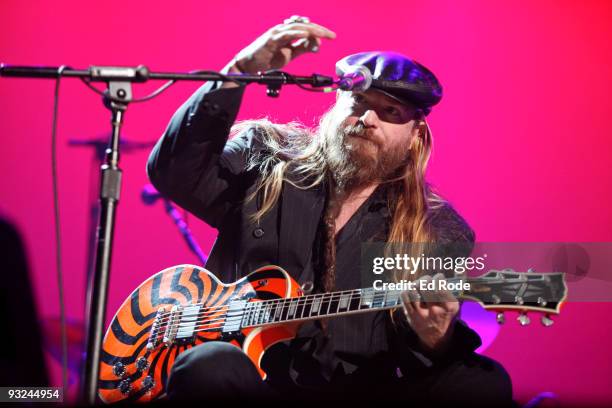 Zakk Wylde attends an Intimate Tribute to Les Paul at the Ryman Auditorium on November 19, 2009 in Nashville, Tennessee.