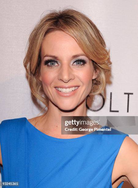 Actress Jessalyn Gilsig attends the Holt Renfrew Celebration for their new store in Calgary on November 19th, 2009 in Calgary, Canada.