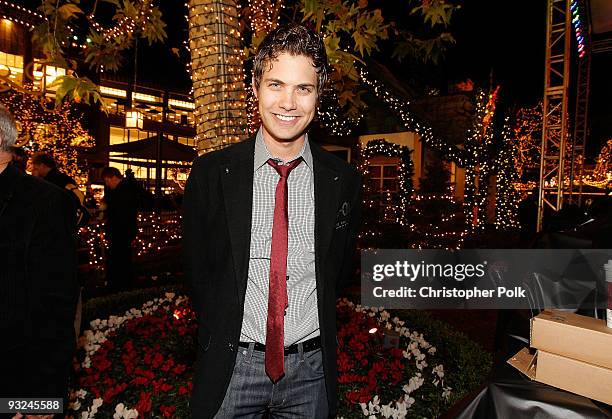 Drew Seeley attends The Americana At Brand Tree Lighting on November 19, 2009 in Glendale, California.