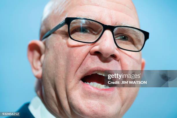 White House National Security Adviser H.R. McMaster delivers the keynote remarks during a discussion on "Syria: Is the Worst Yet to Come?" in...