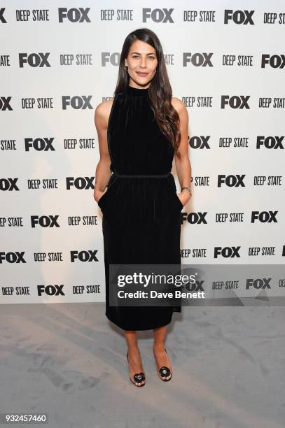 Karima McAdams attends the Global Premiere of "Deep State", the new espionage thriller from FOX, at the Curzon Soho on March 14, 2018 in London,...