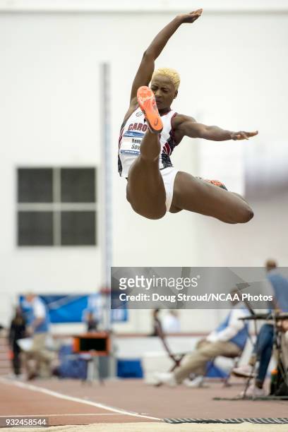 Rougui Sow of the University of South Carolina competes in the Women's Long Jump during the Division I Men's and Women's Indoor Track & Field...