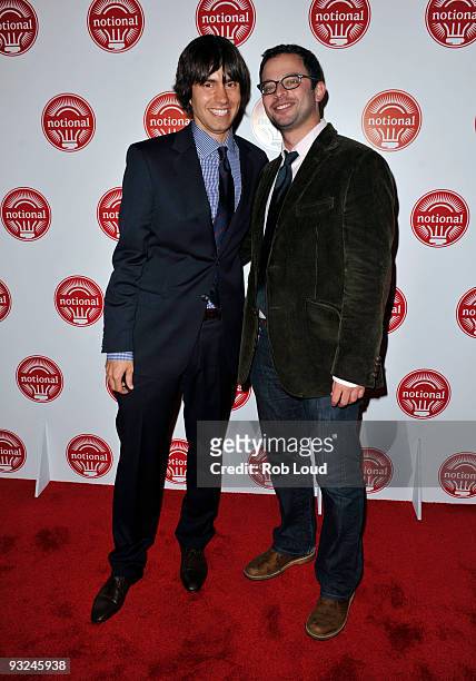Ricky Van Veen and Nick Kroll attend the launch celebration of the Season Premiere of Food Network's Hit Show "Chopped" at IAC Building on November...