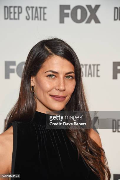 Karima McAdams attends the Global Premiere of "Deep State", the new espionage thriller from FOX, at The Curzon Soho on March 15, 2018 in London,...