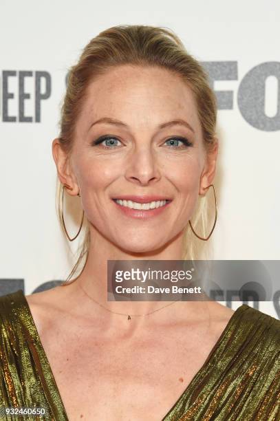 Anastasia Griffith attends the Global Premiere of "Deep State", the new espionage thriller from FOX, at The Curzon Soho on March 15, 2018 in London,...